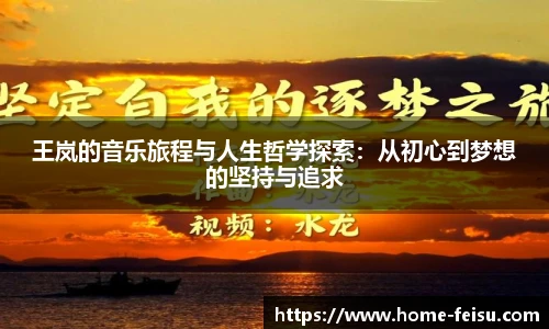 王岚的音乐旅程与人生哲学探索：从初心到梦想的坚持与追求
